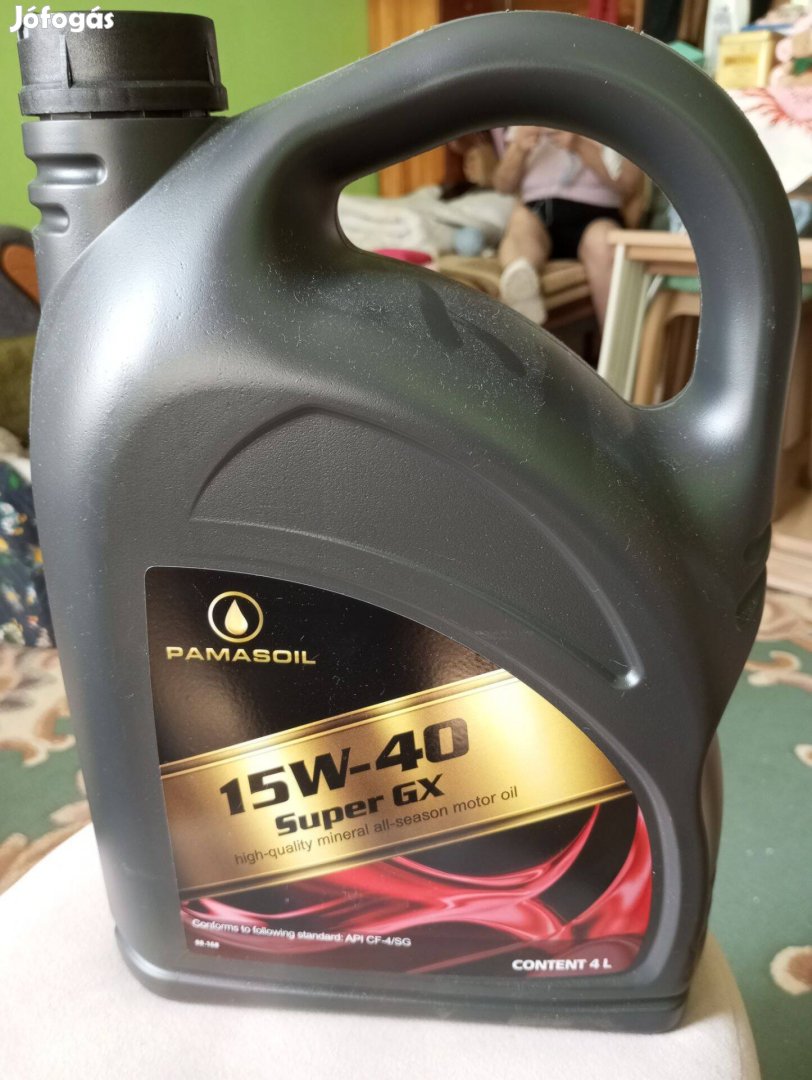 4 literes motorolaj 15W40 Gx Super