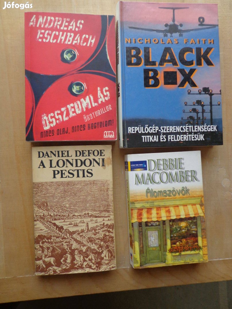 4 magyar nyelvű könyv