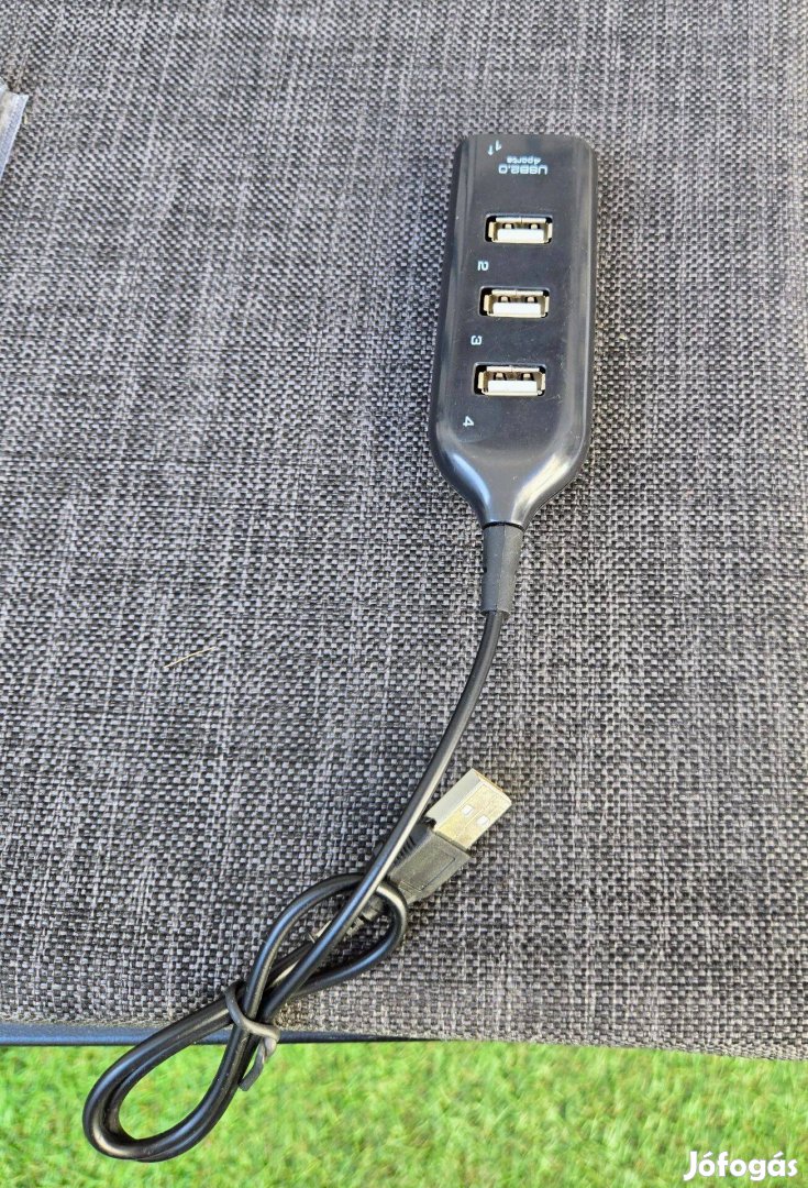 4-portos USB 2.0 HUB Elosztó Fekete Debrecen