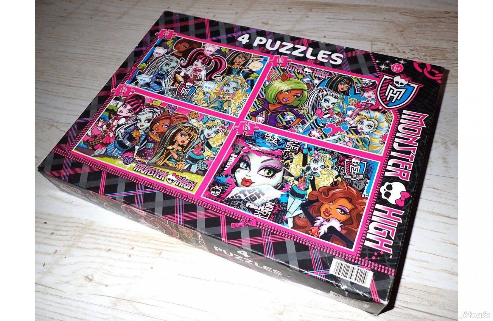 4 puzzle 1-ben Monster High Clementoni 2x100 + 2x180