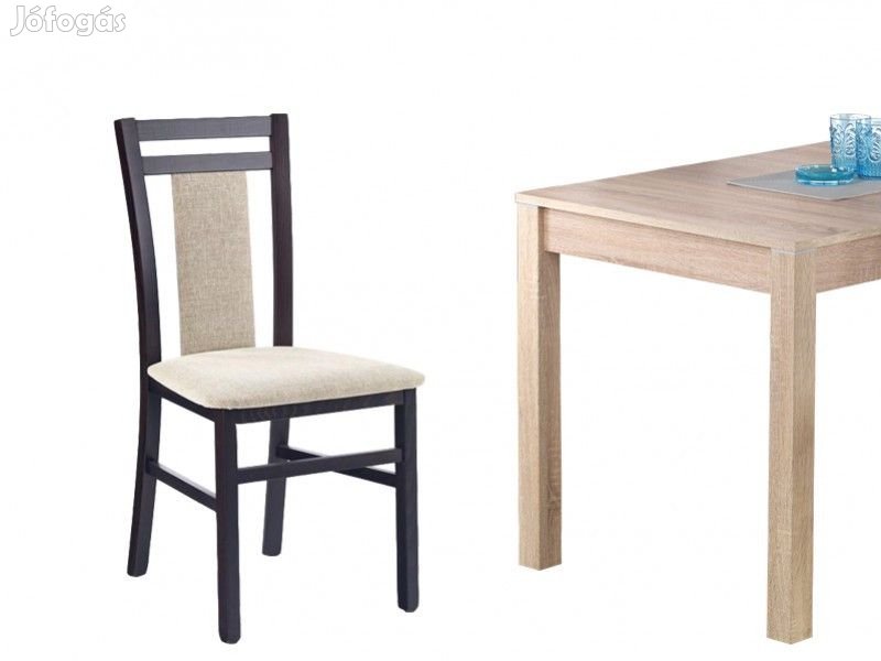 4 személyes bővíthető étkezőgarnitúra Sonoma wenge T324-2-803