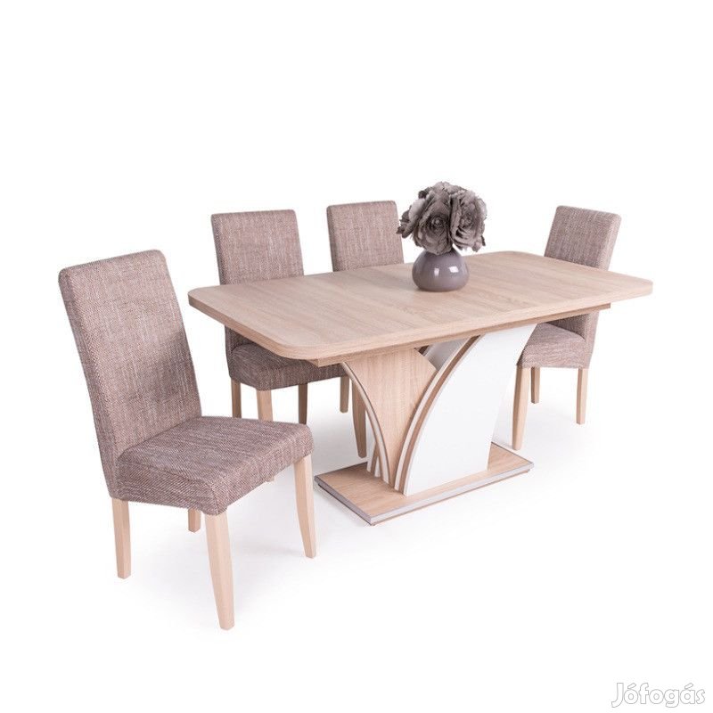 4 személyes kibővíthető étkező garnitúra T24812