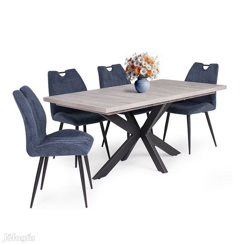 4 személyes kibővíthető étkező garnitúra T28008