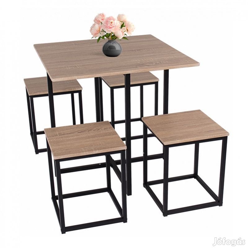 4 személyes konyhai szett Sonoma tölgy T28837-2-7097