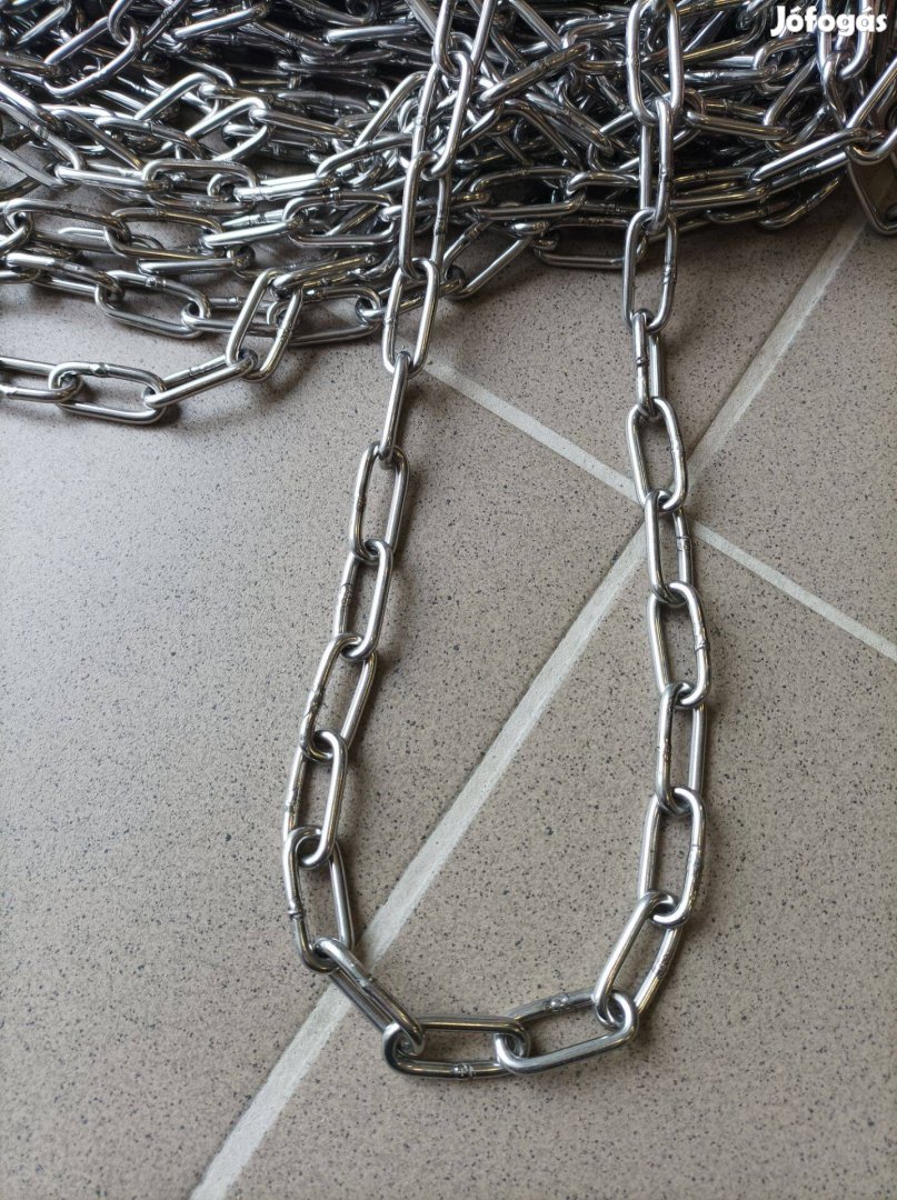 4 x 35mm-es folyólánc A4/ Inox/ saválló (AISI316)