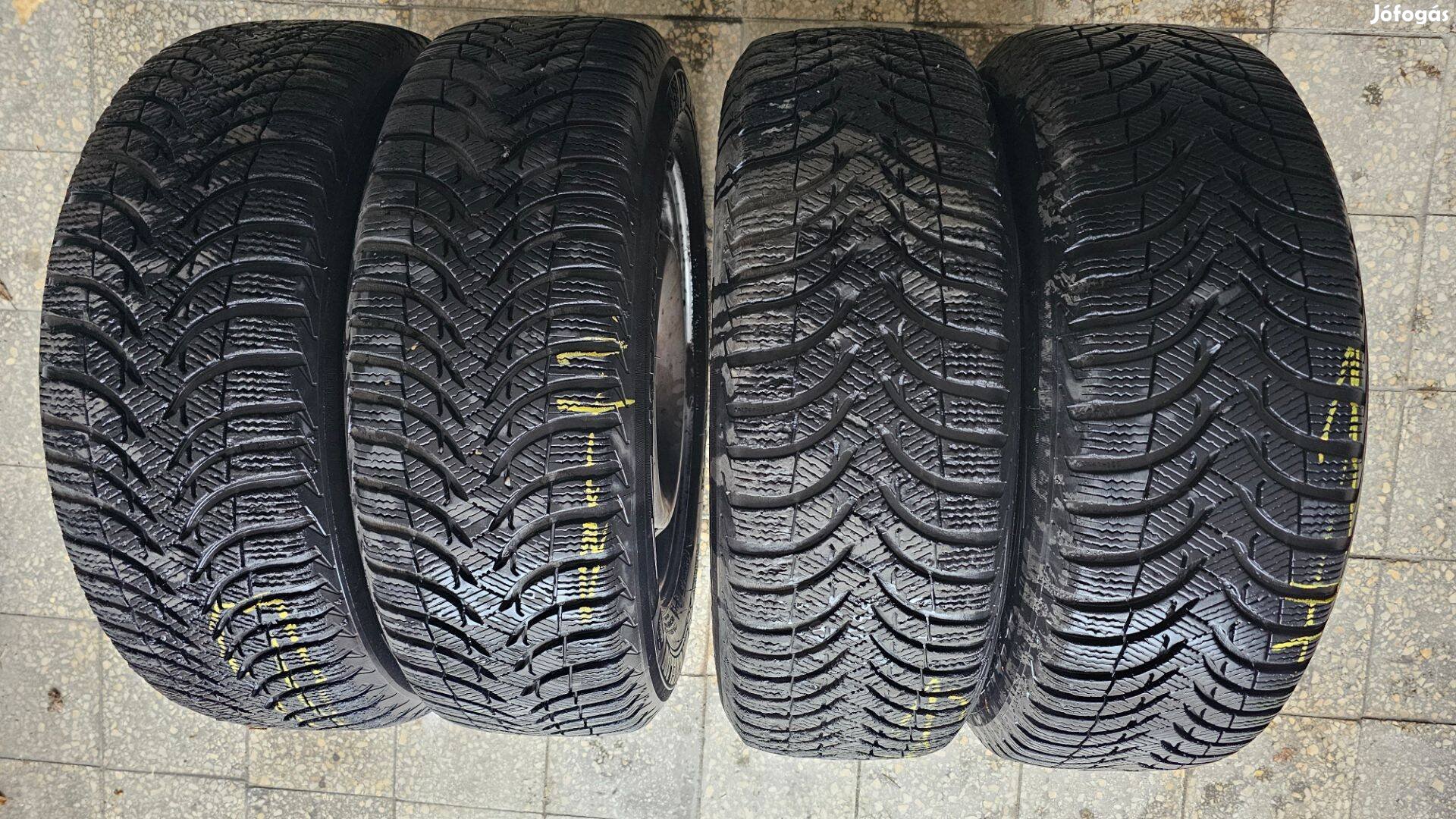 4db 15 colos acélfelni Michelin Alpin gumival olcsón