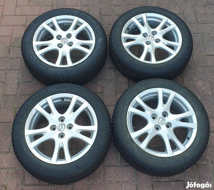 4db 16" 4x100 alufelni + 195/55 téli gumi