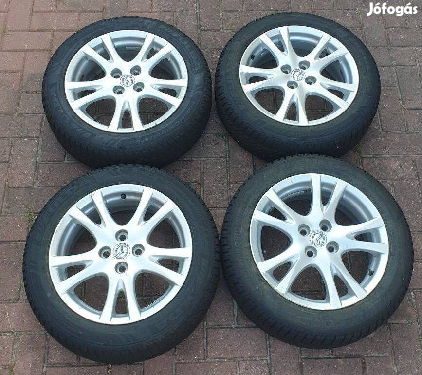 4db 16" 4x100 alufelni + 195/55 téli gumi