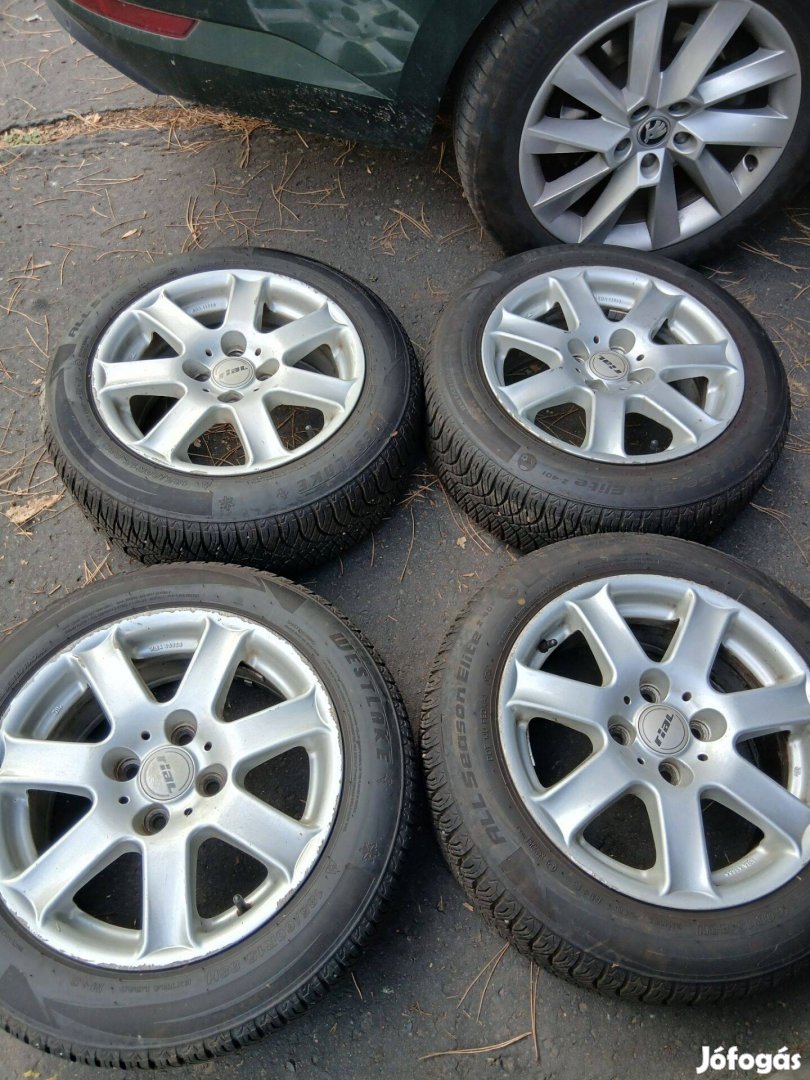 4db 185/60 R15 88H alig használt 4évszakos gumi eladó