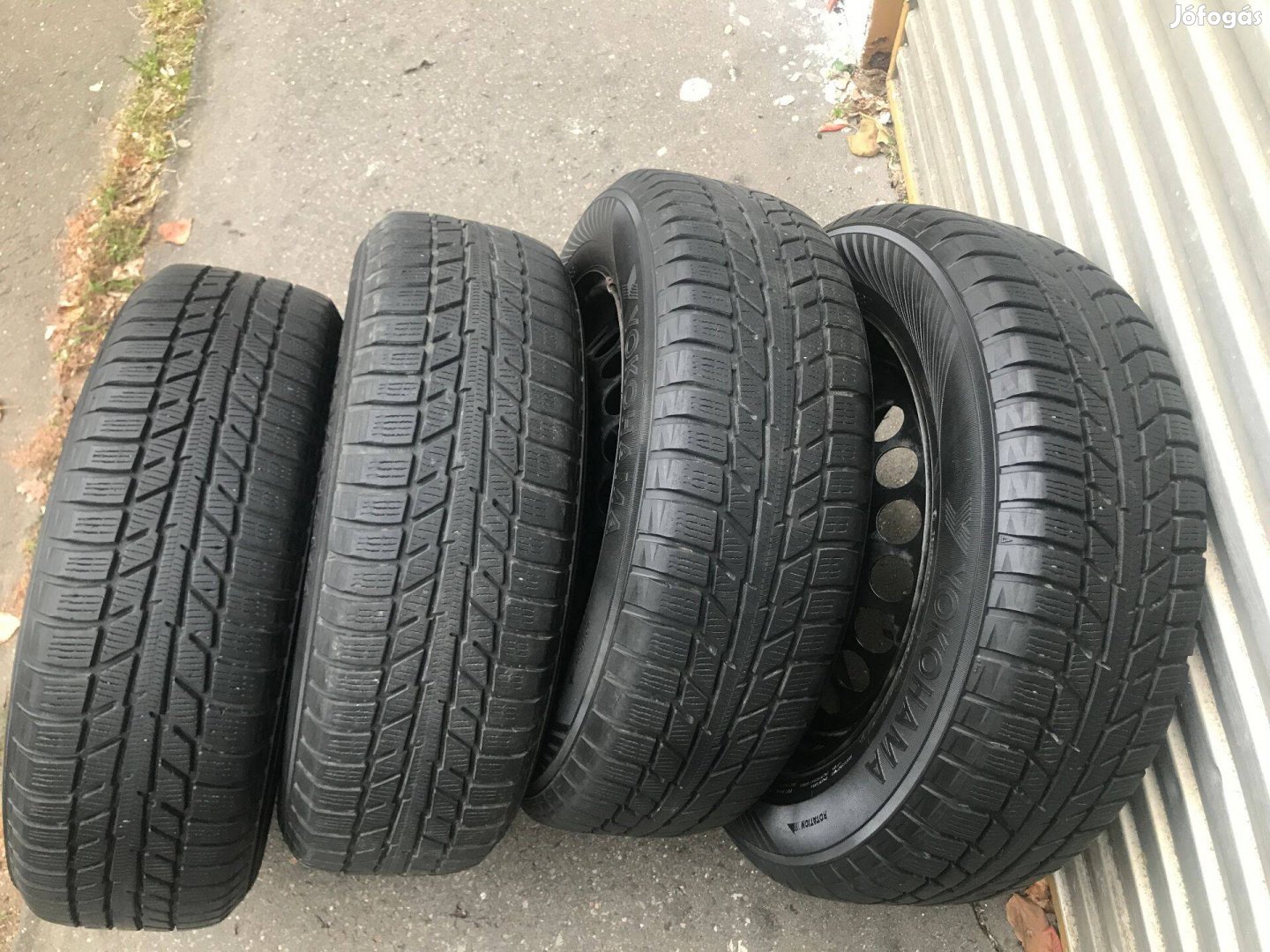 4db 185/65 R15 téli gumi téligumi + acél lemez felni acélfelni