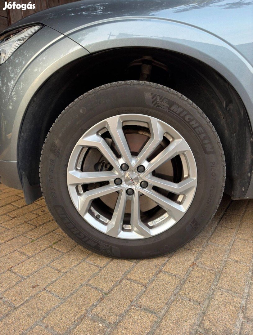 4db 18-as Dezent alufelni Michelin Pilot Alpin XL téli gumikkal