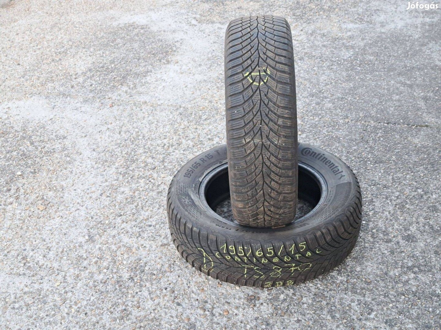 4db 195/65 R15 Continental Hankook téli gumi 195/65R15 kettesével is!