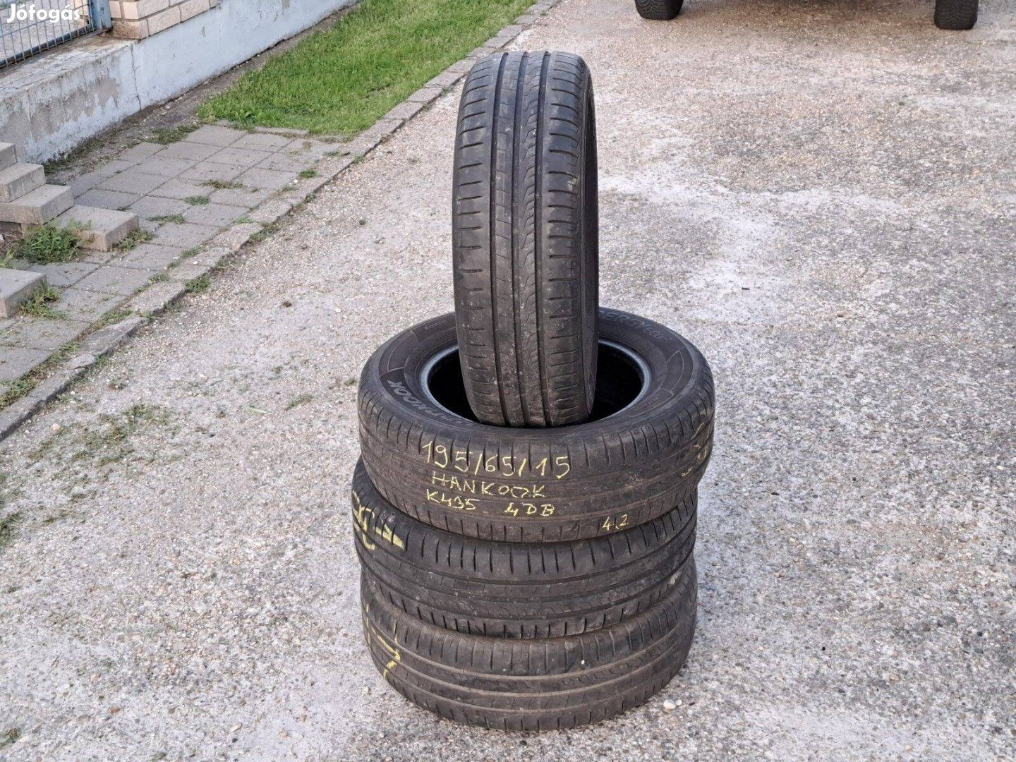 4db 195/65 R15 Hankook nyári gumi 195/65R15