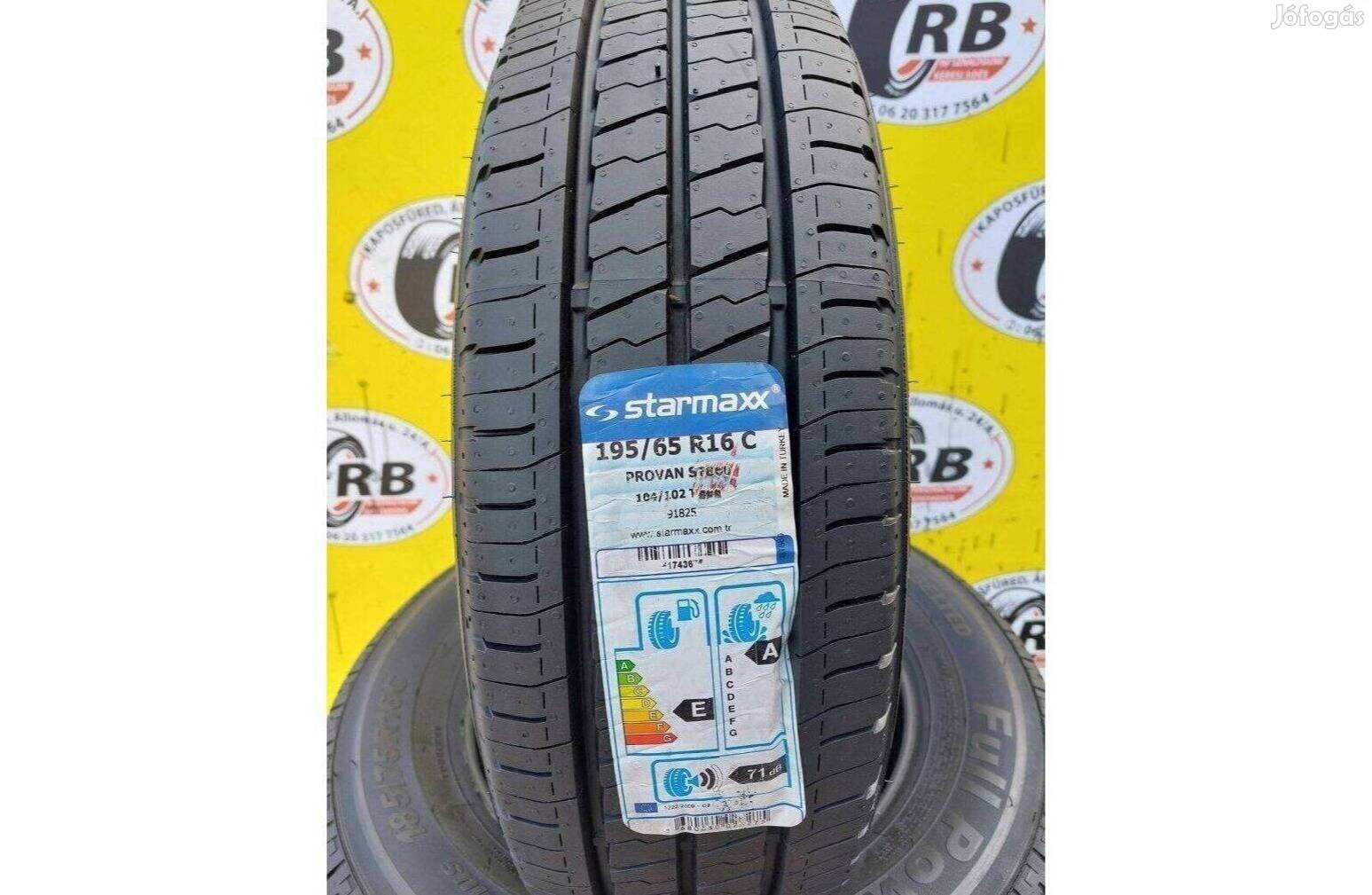 4db 195/65 r16C Starmaxx,,Évjárat2019 22500 Ft/db