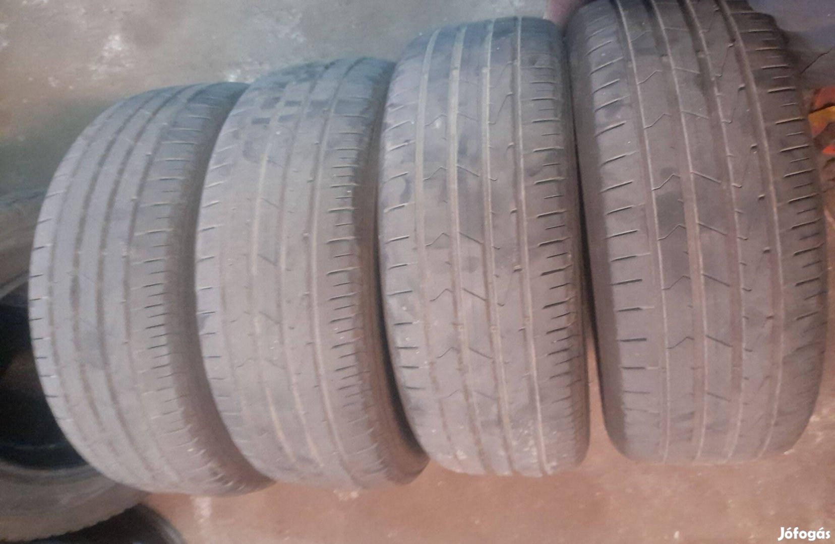 4db 205 55 16 nyári gumi szerelve is Hankook