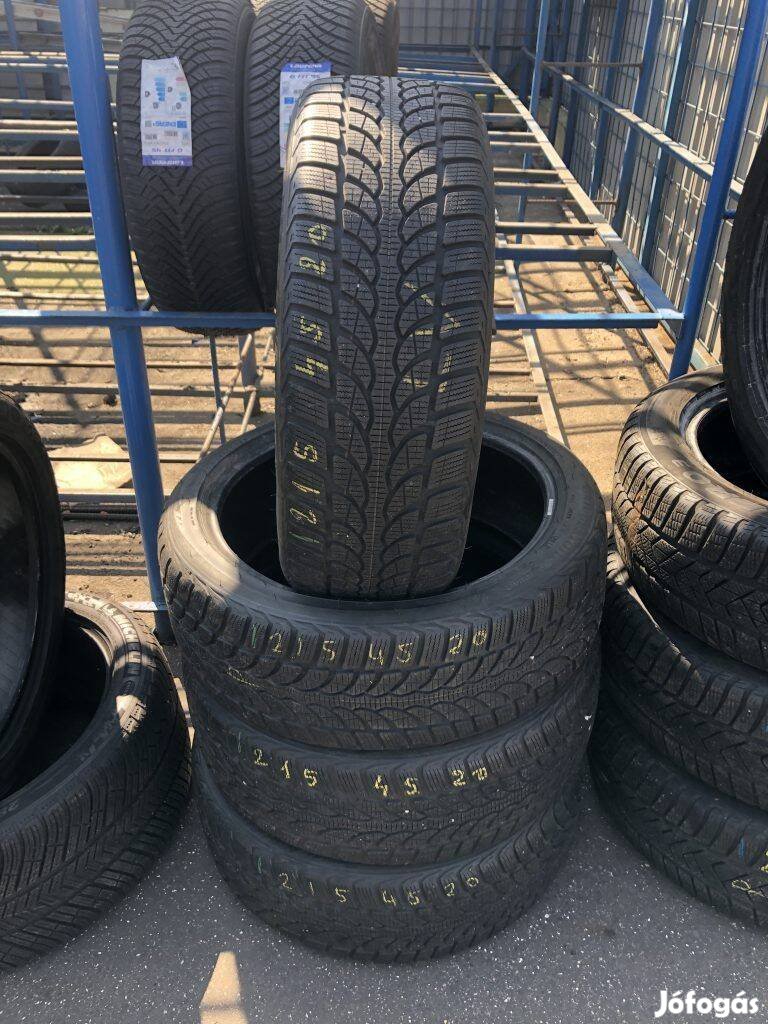 4db 215/45×20 Bridgestone téli gumiabroncs. (*3570268*)