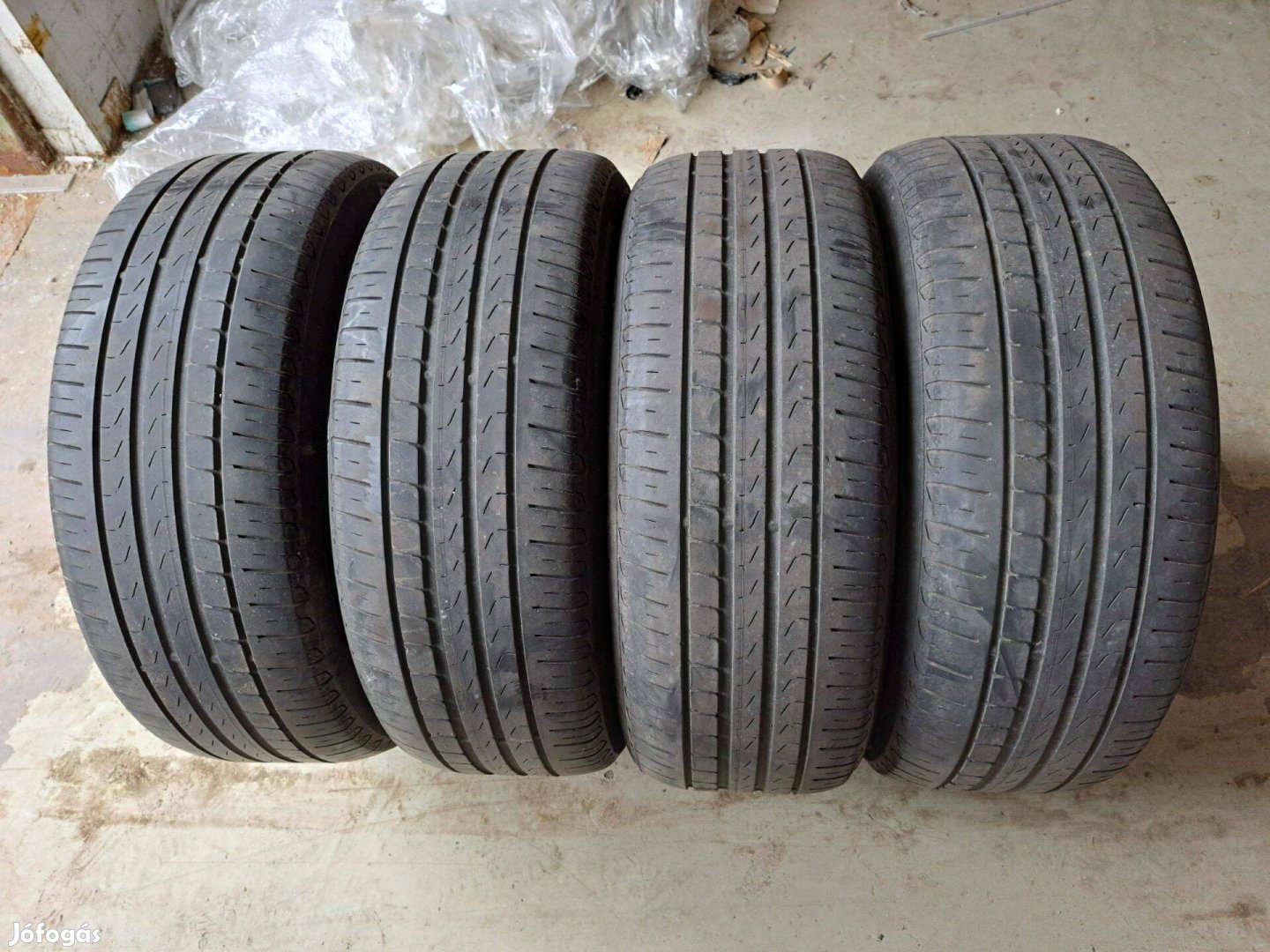 4db 215/55 R17 Pirelli Cinturato P7 Használt nyári gumi eladó!!! akció