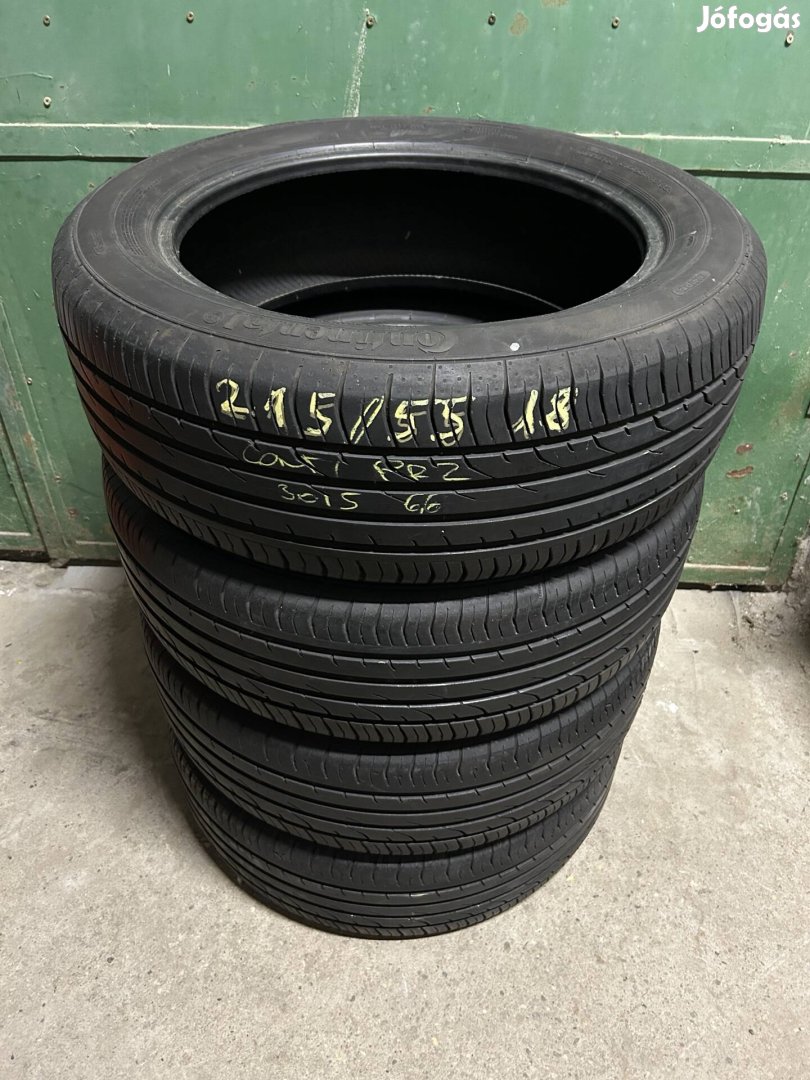 4db 215/55 r18 Continental nyári gumi 215/55r18