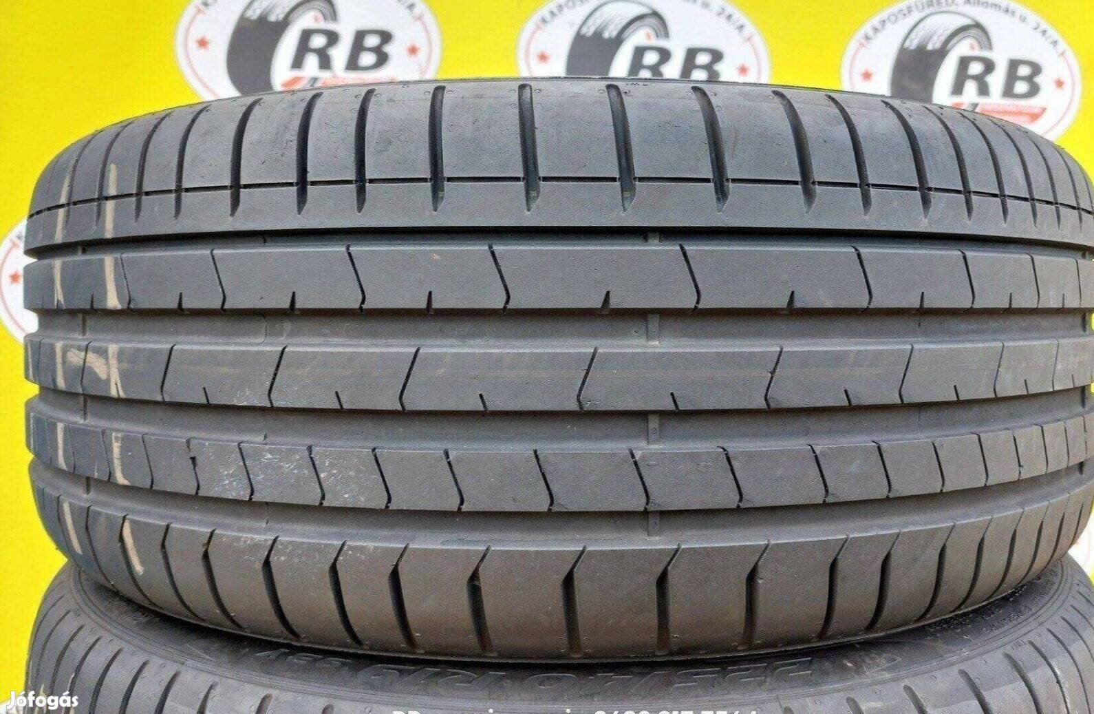 4db 225/40 r19 Pirelli nyári gumi 2022 6,5mm 45000ft/db