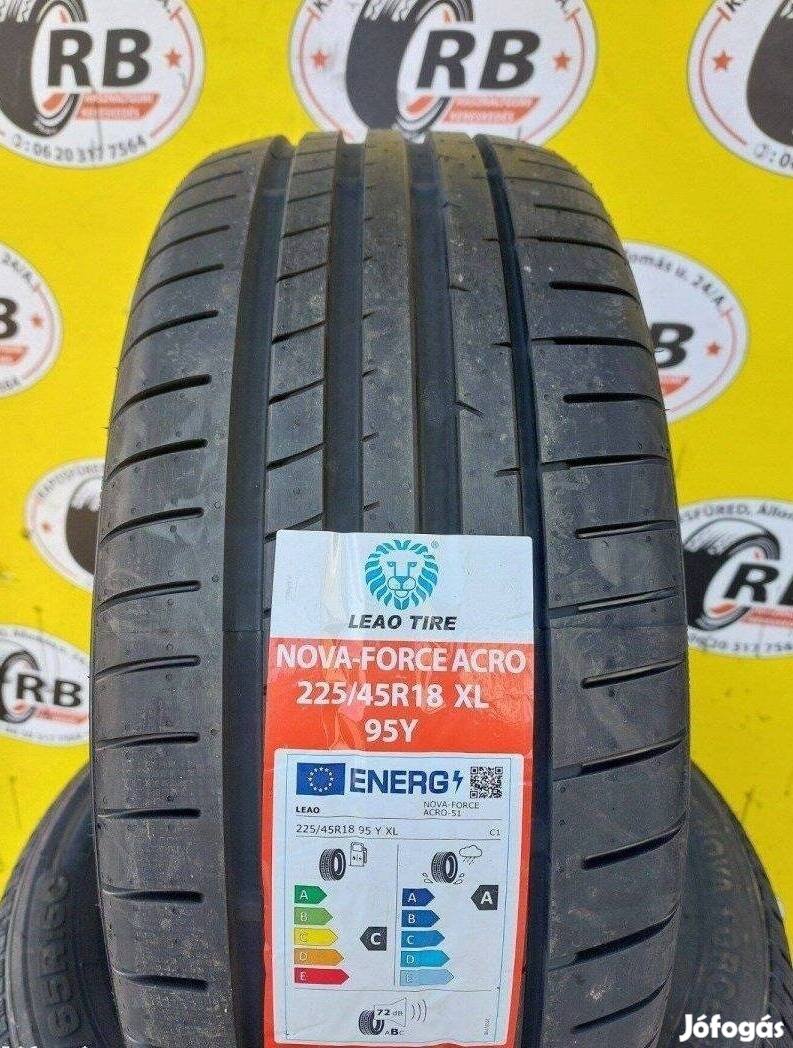 4db 225/45 r18 Új Leao nyári gumi 29800 Ft/db