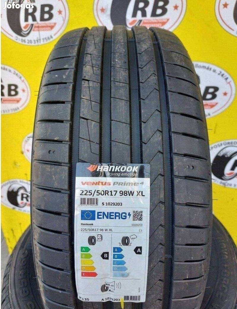 4db 225/50 r17 Új Hankook nyári gumi 45800 Ft/db