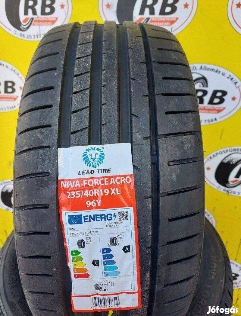 4db 235/40 r19 Új Leao nyári gumi 31500 Ft/db
