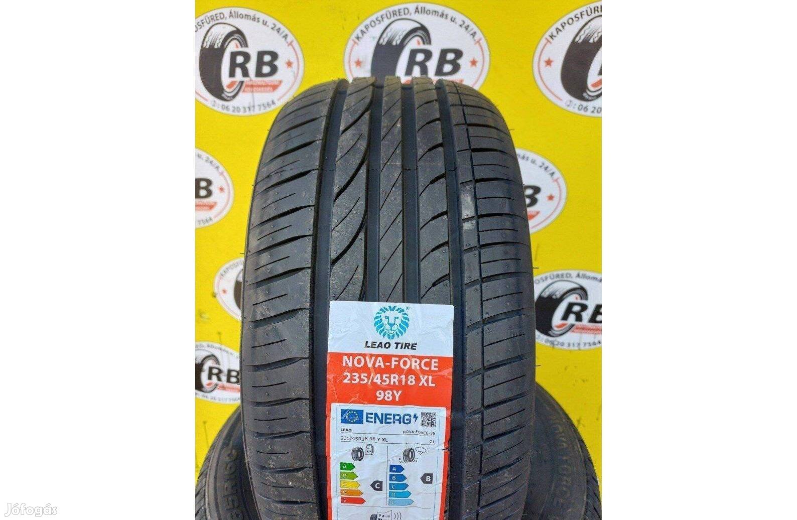 4db 235/45 r18 Új Leao nyári gumi 30500 Ft/db