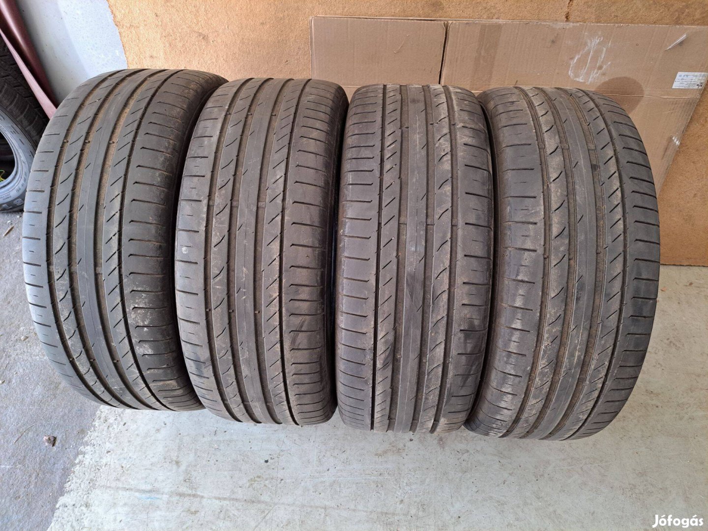 4db 235/55 R18 Continental Contisportcontact 5 használt Nyári gumi