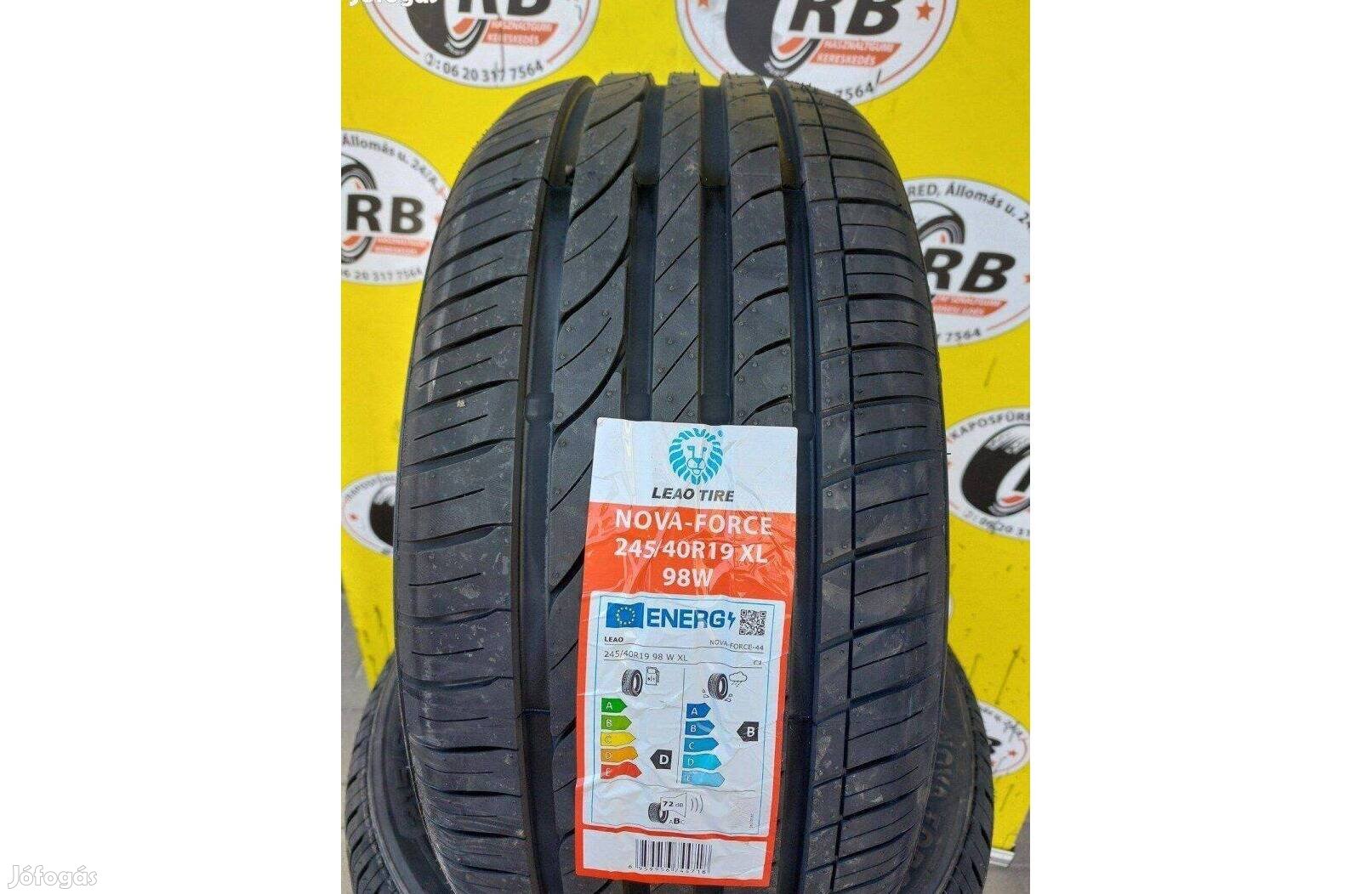 4db 245/40 r19 Új Leao nyári gumi 34000 Ft/db