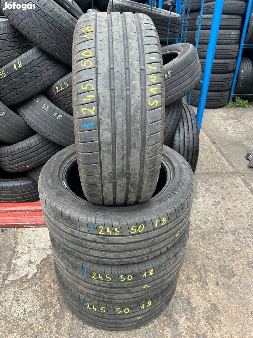 4db 245/50x18 Bridgestone nyári gumiabroncs. (3677830)
