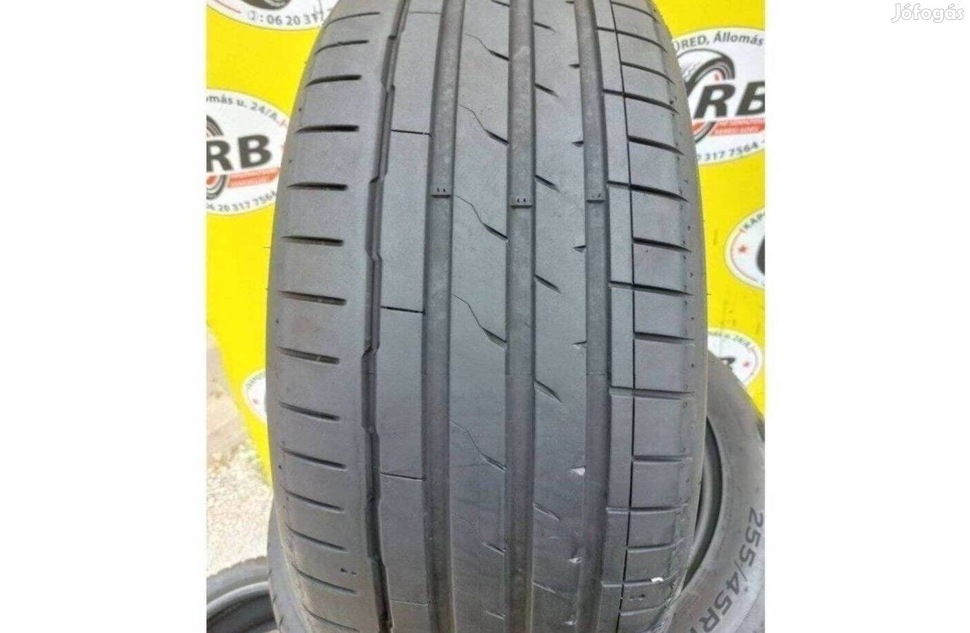 4db 255/45 r19 Hankook Ventuss1Evo3,,Évjárat:2023,,7mm 35000Ft/db