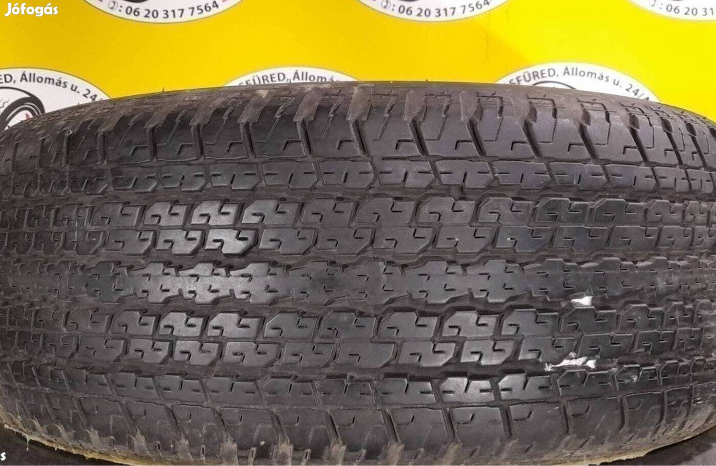 4db 265/60r18 Bridgestone nyári 2012 6 6.5mm 7500 Ft/db