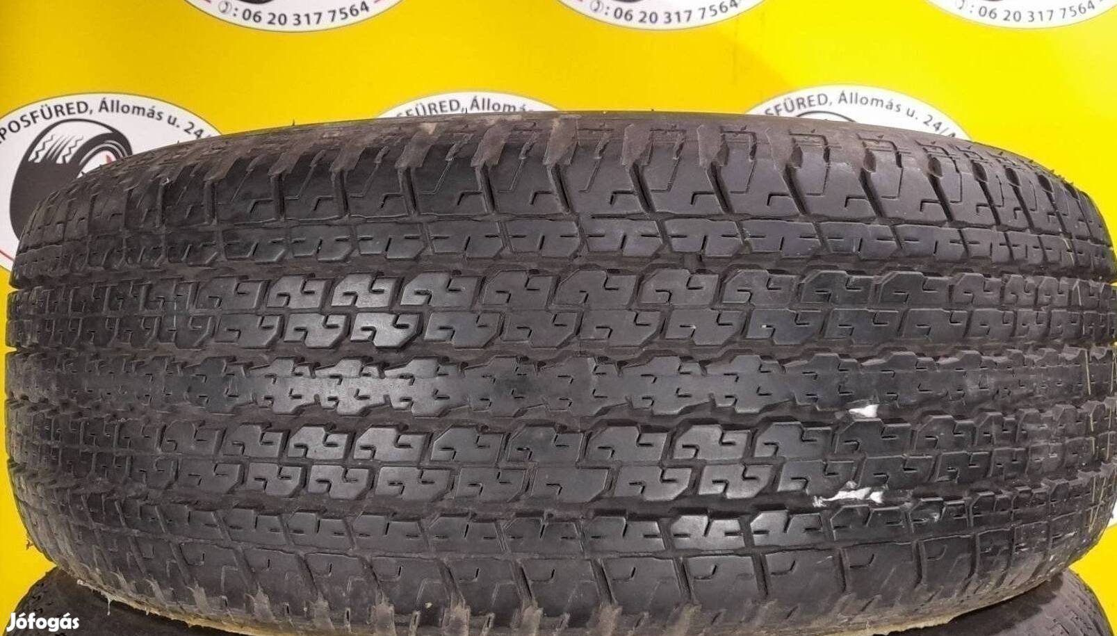 4db 265/60r18 Bridgestone nyári 2012 6 6.5mm 7500 Ft/db