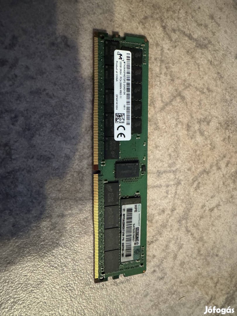 4db 32GB DDR4 PC4 21300R 2666V 2Rx4 ECC