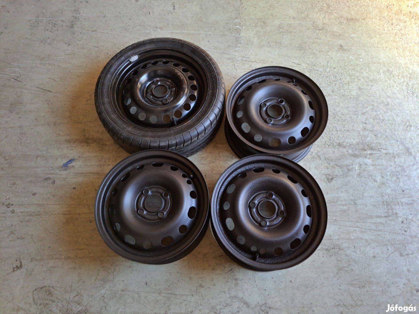 4db 4x100 14" Opel Daewoo GM Acélfelni lemezfelni Eladó!!! 5,5Jx14 H2