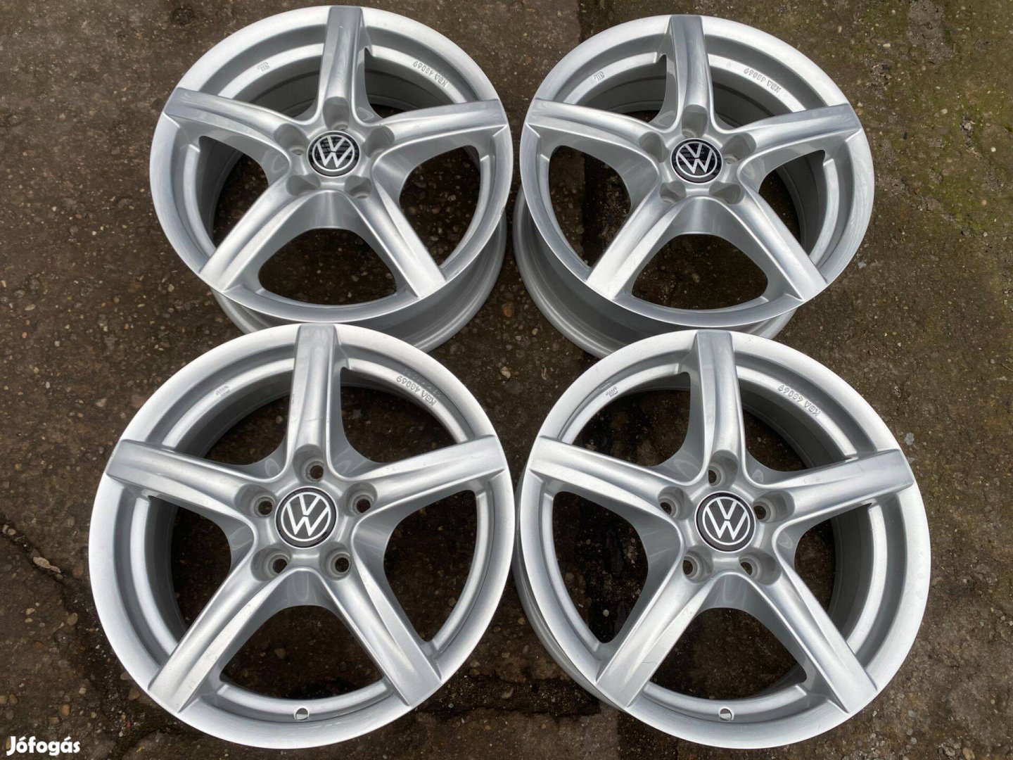 4db Alutec 16" VW alufelni. (3654)