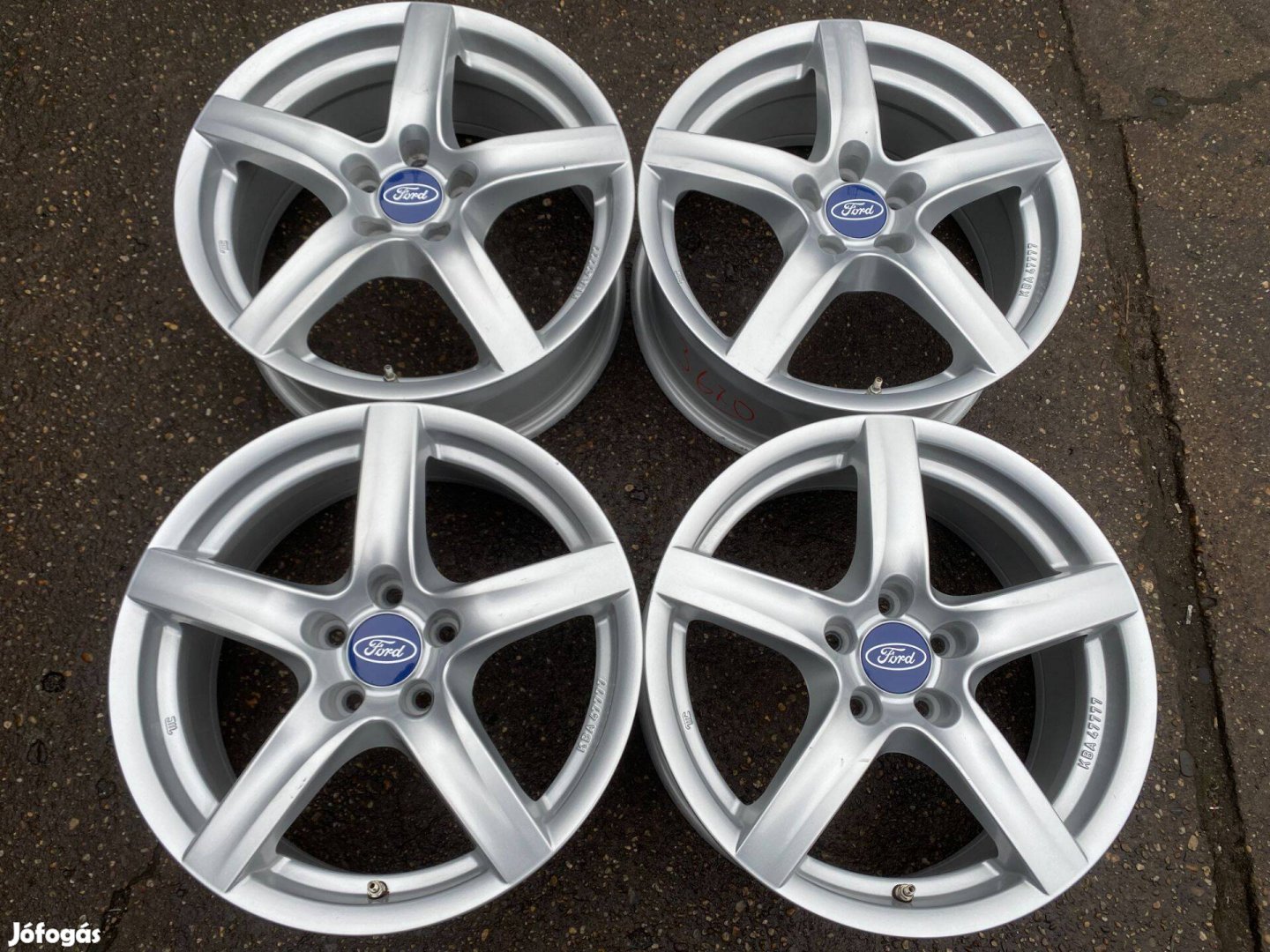 4db Alutec 17" Ford alufelni. (3670)