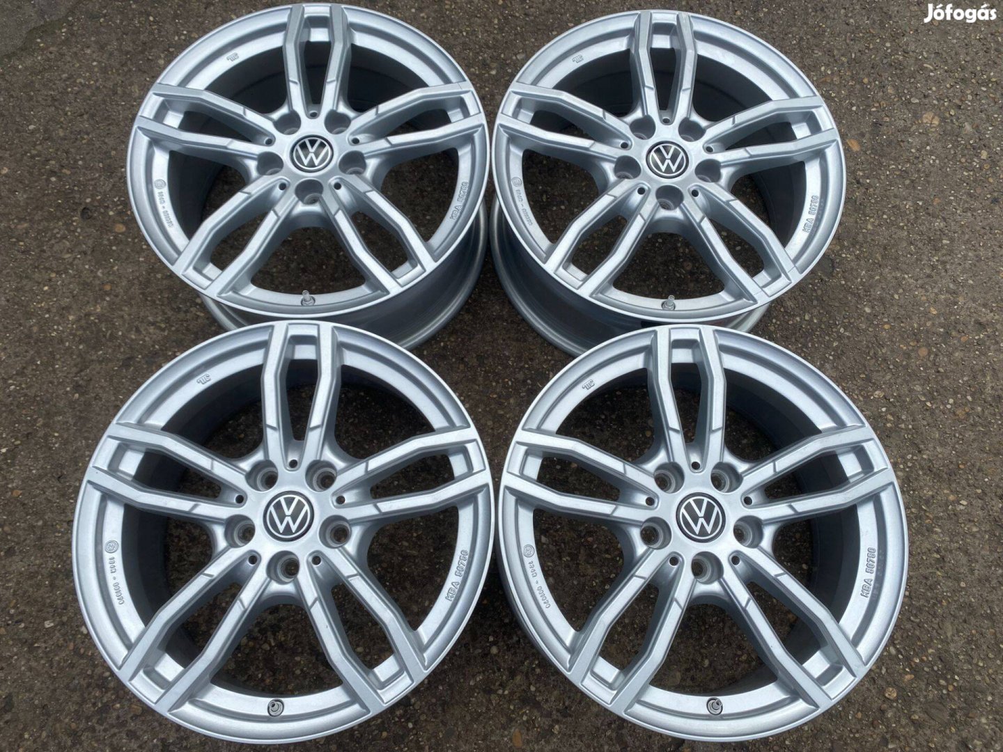 4db Alutec 17" VW alufelni. (3868)