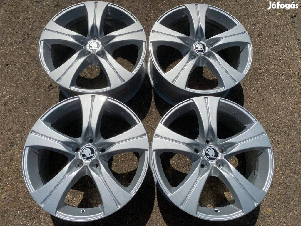 4db Alutec 18 Skoda alufelni. (3961)