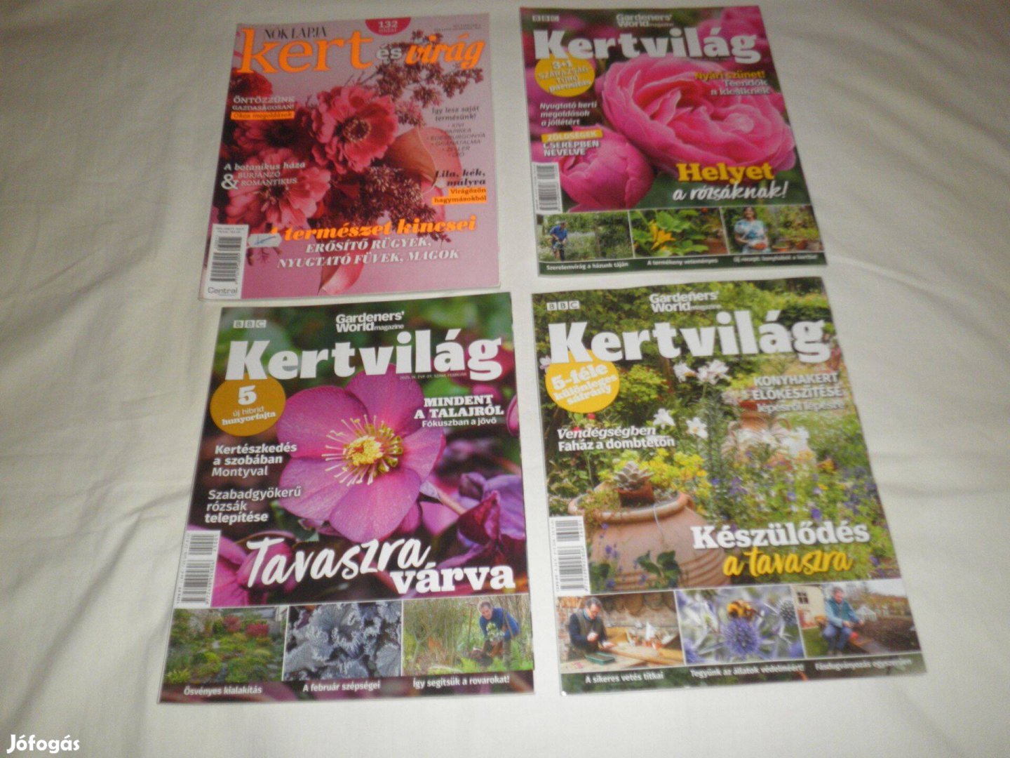 4db BBC kertvilág magazinok ujak