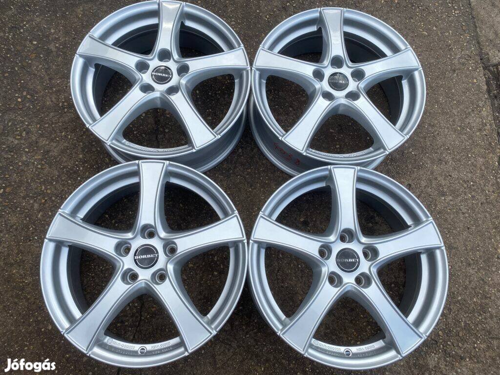 4db Borbet 17 VW Skoda alufelni. (4038)