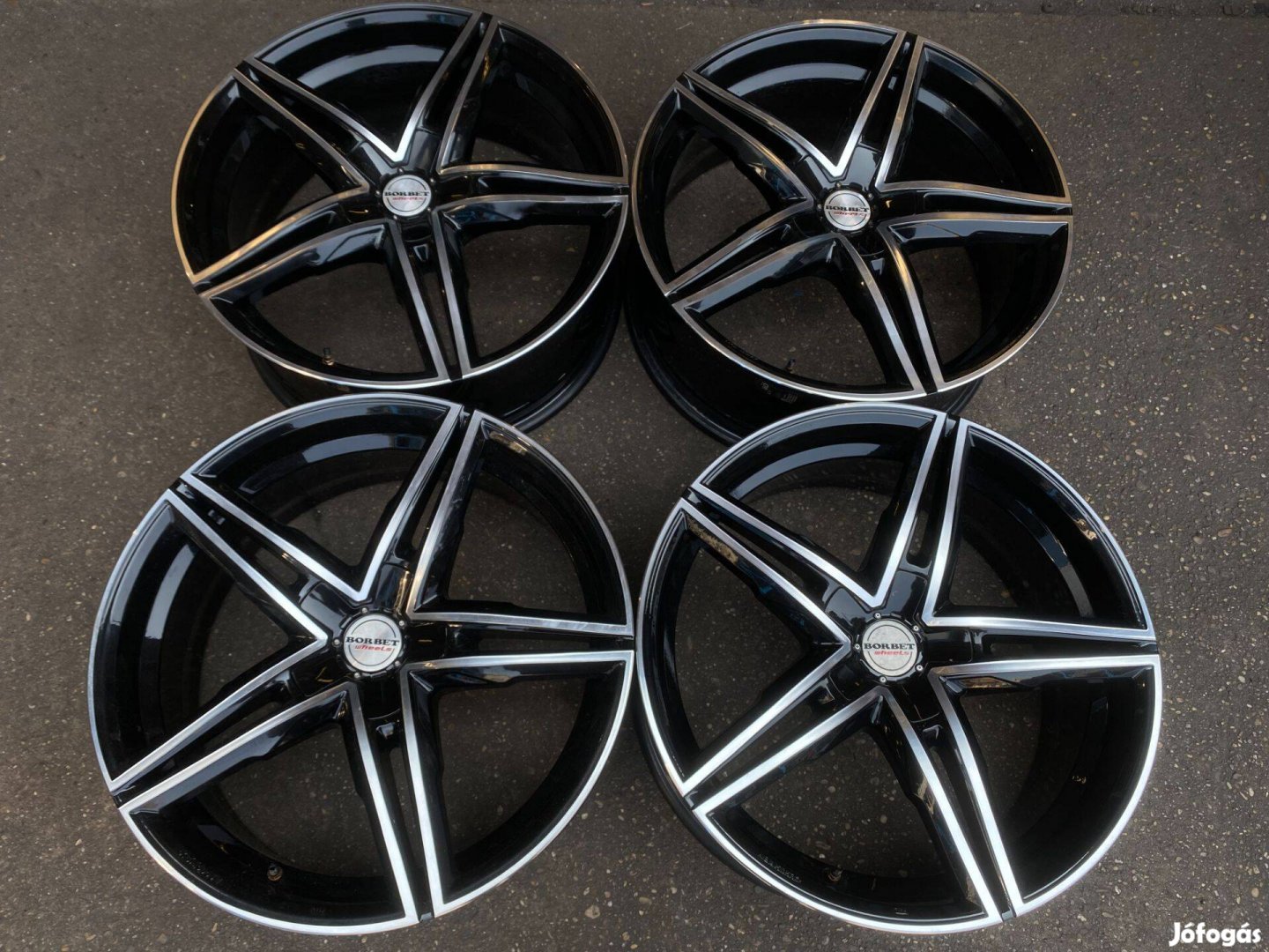 4db Borbet 20" VW - Audi - Mercedes-Benz alufelni. (3908)