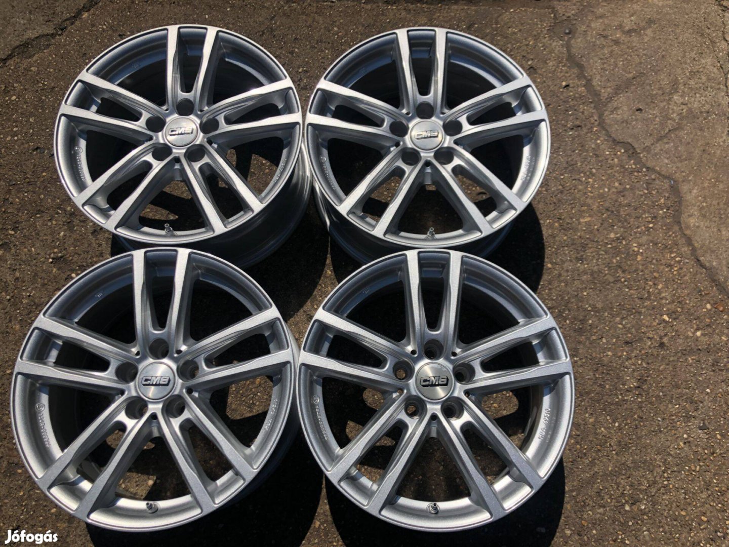 4db CMS 17" Audi - Skoda - VW - BMW alufelni. (3953)