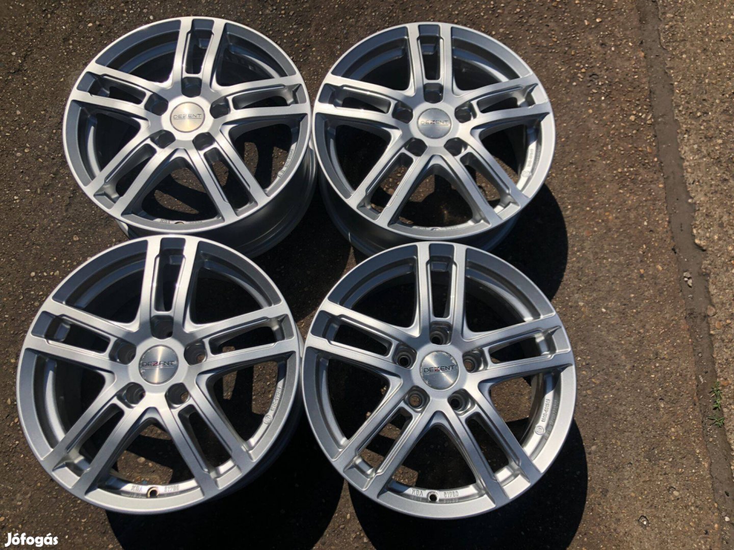 4db Dezent 16" Audi - Skoda - VW alufelni. (3947)
