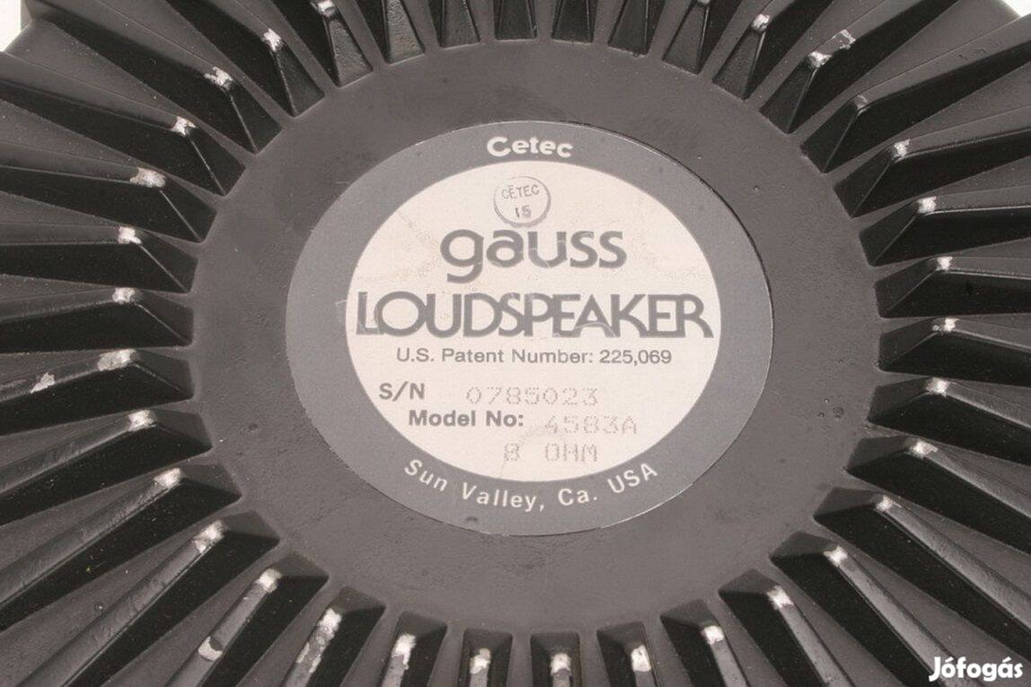 4db Gauss Loudspeaker 15"(40cm), és más 10" - 18" hangszóró