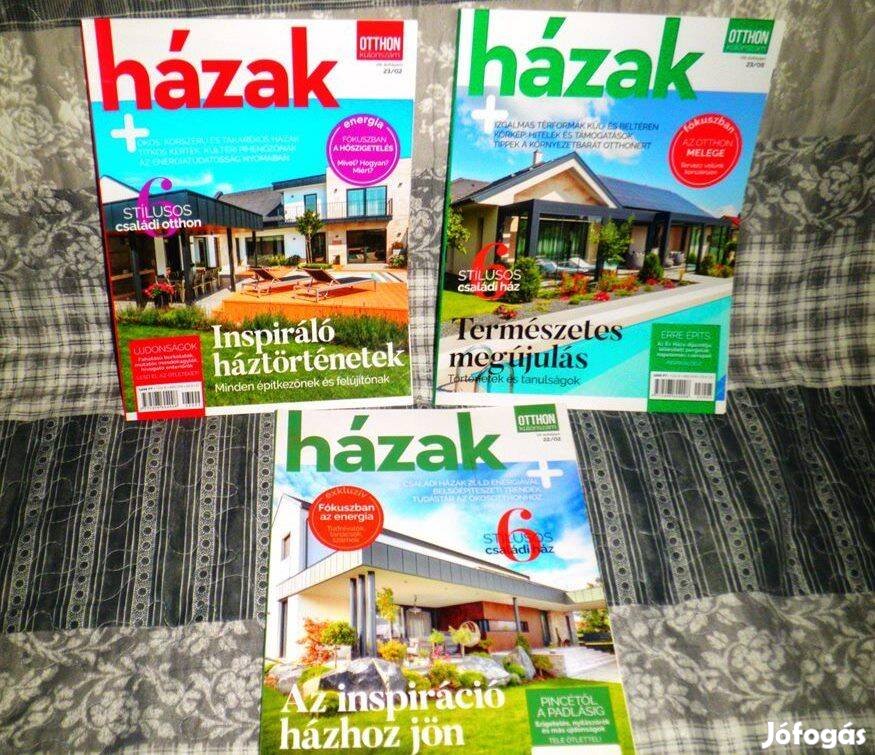 4db Házak magazinok ujj