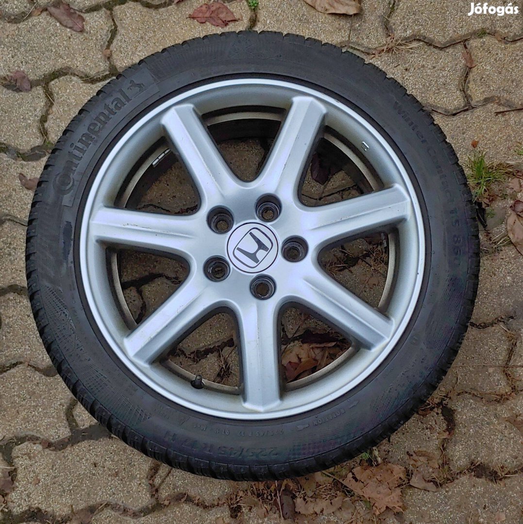 4db Honda Civic gyári alufelni + Continental TS 860 téligumi 225/45R17