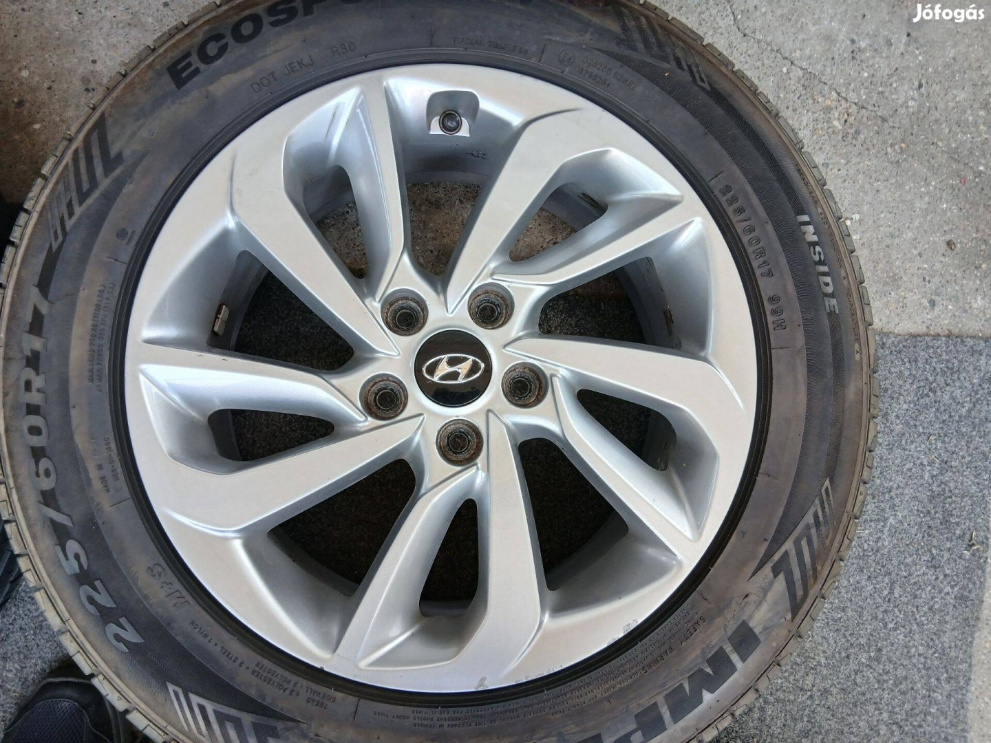 4db Hyundai Tucson ix35 alufelni felni nyári gumikkal 17" 5x114.3