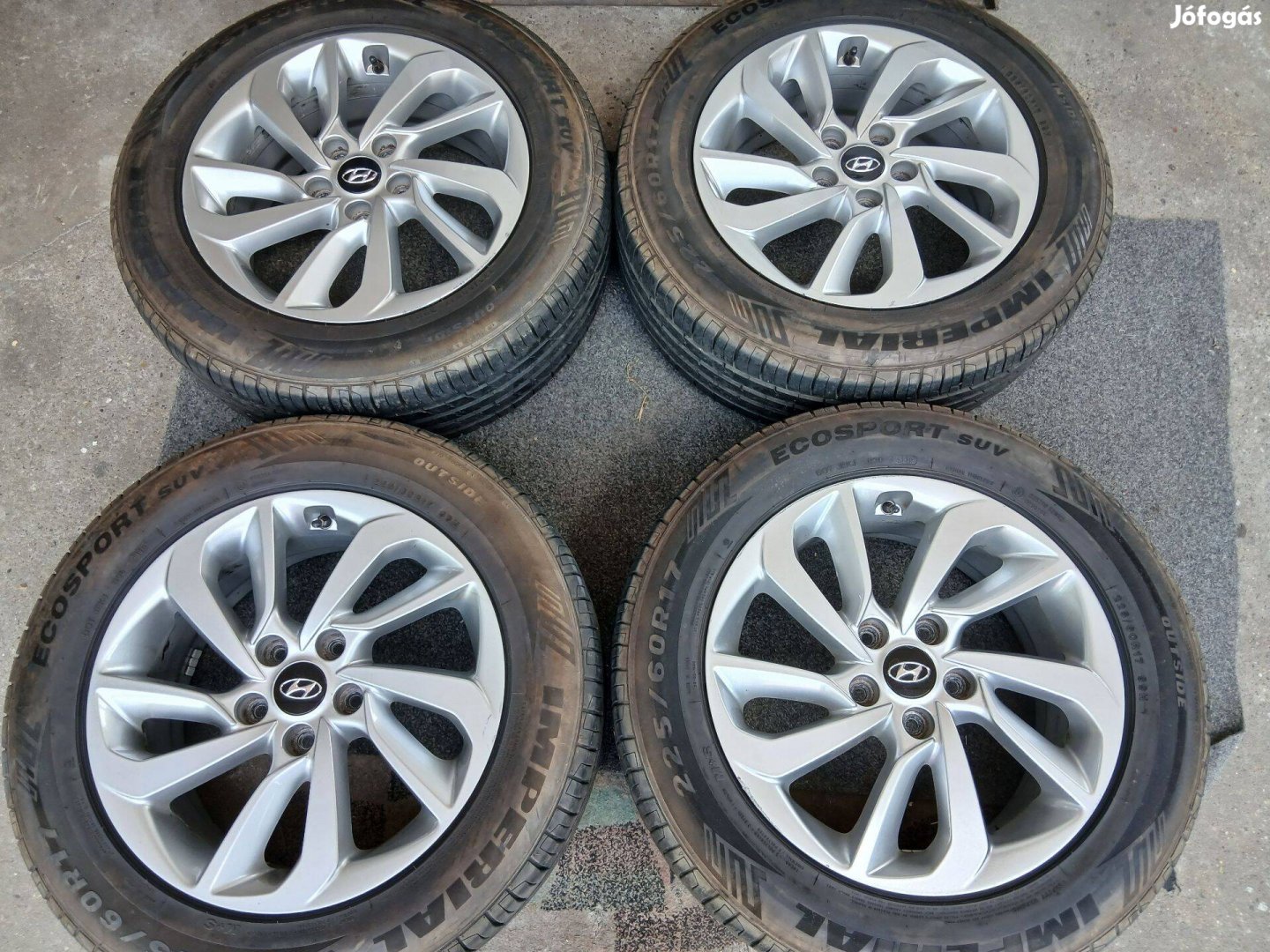 4db Hyundai Tucson ix35 alufelni felni nyári gumikkal 17" 5x114.3