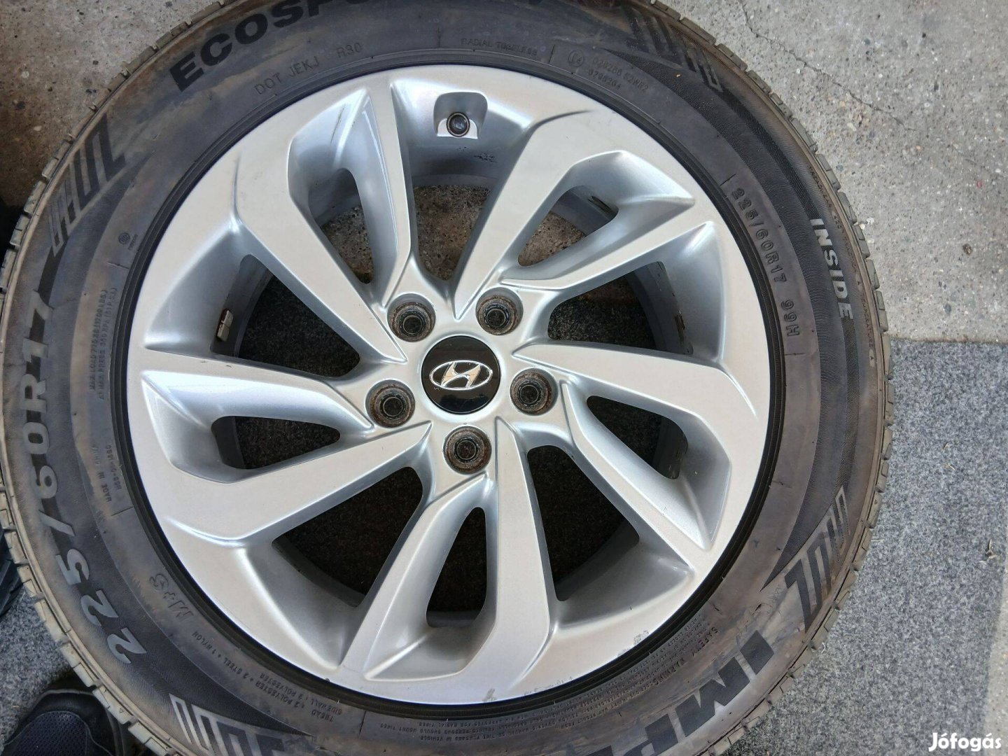 4db Hyundai Tucson ix35 alufelni felni nyári gumikkal 17" 5x114.3